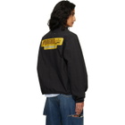 Maison Margiela Black Vintage-Style Sportswear Jacket