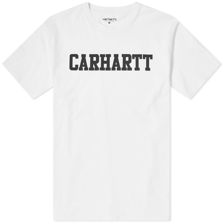 Photo: Carhartt College Tee White & Black