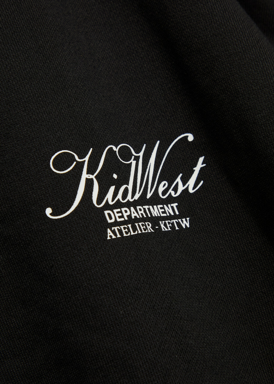 Kidwest Logo-print Cotton Sweatshirt Stone