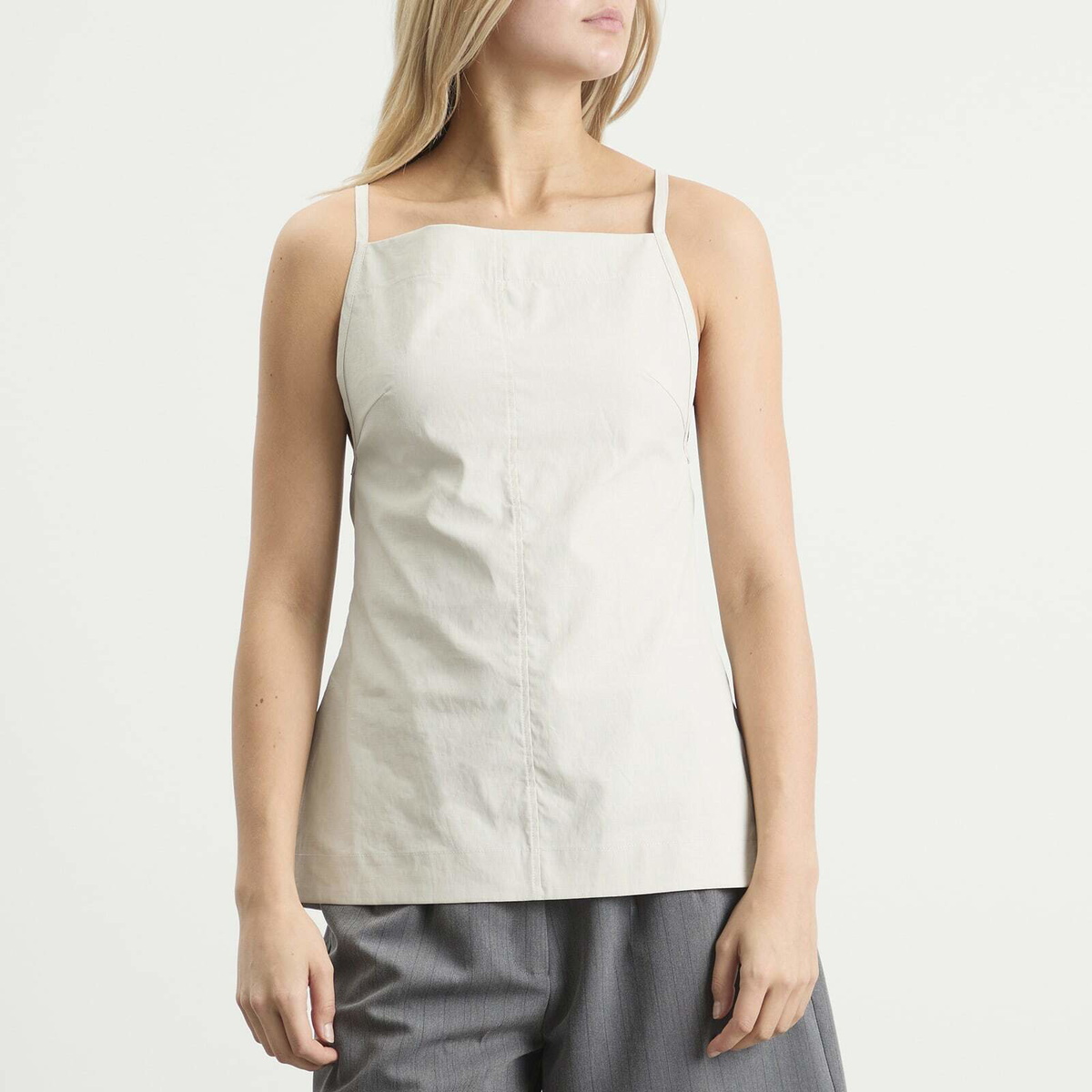 Studio Nicholson Women's Apron Top in Bone