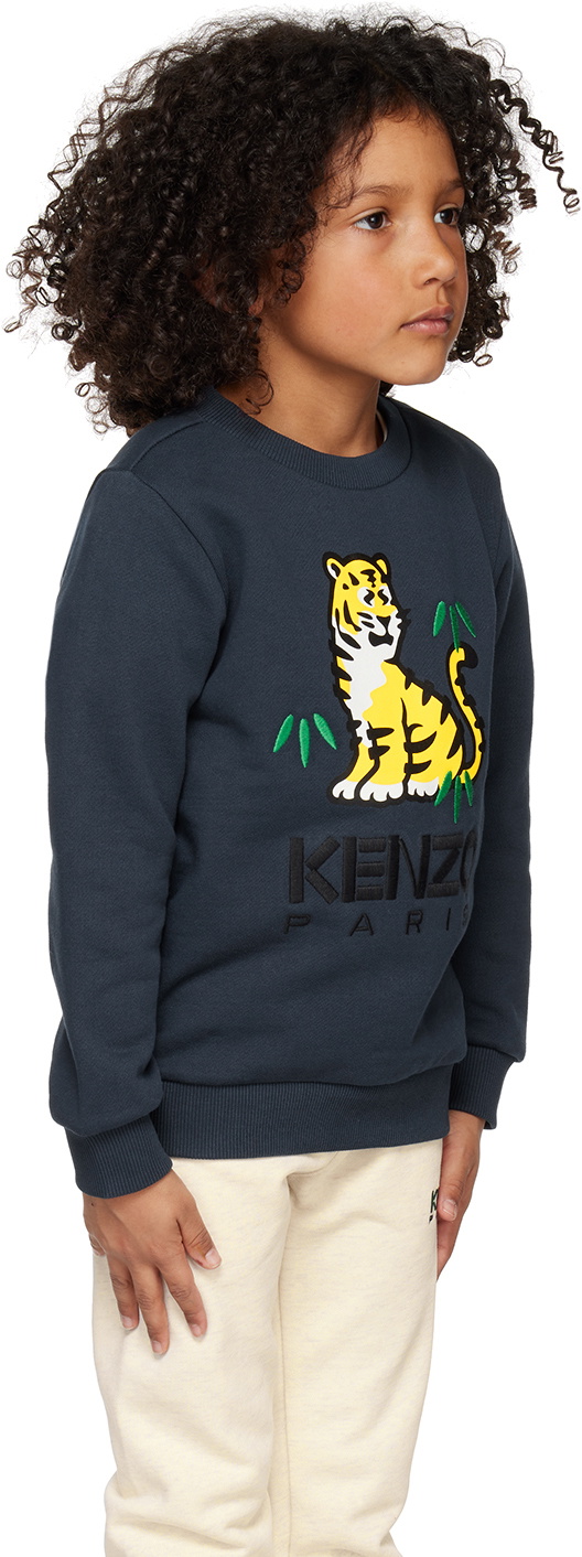 Kenzo Kids Navy Kenzo Paris Kotora Sweatshirt