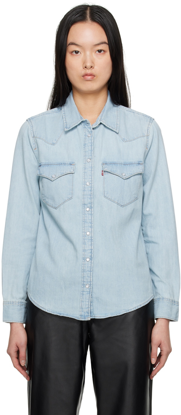 Levi's Blue Western Denim Shirt