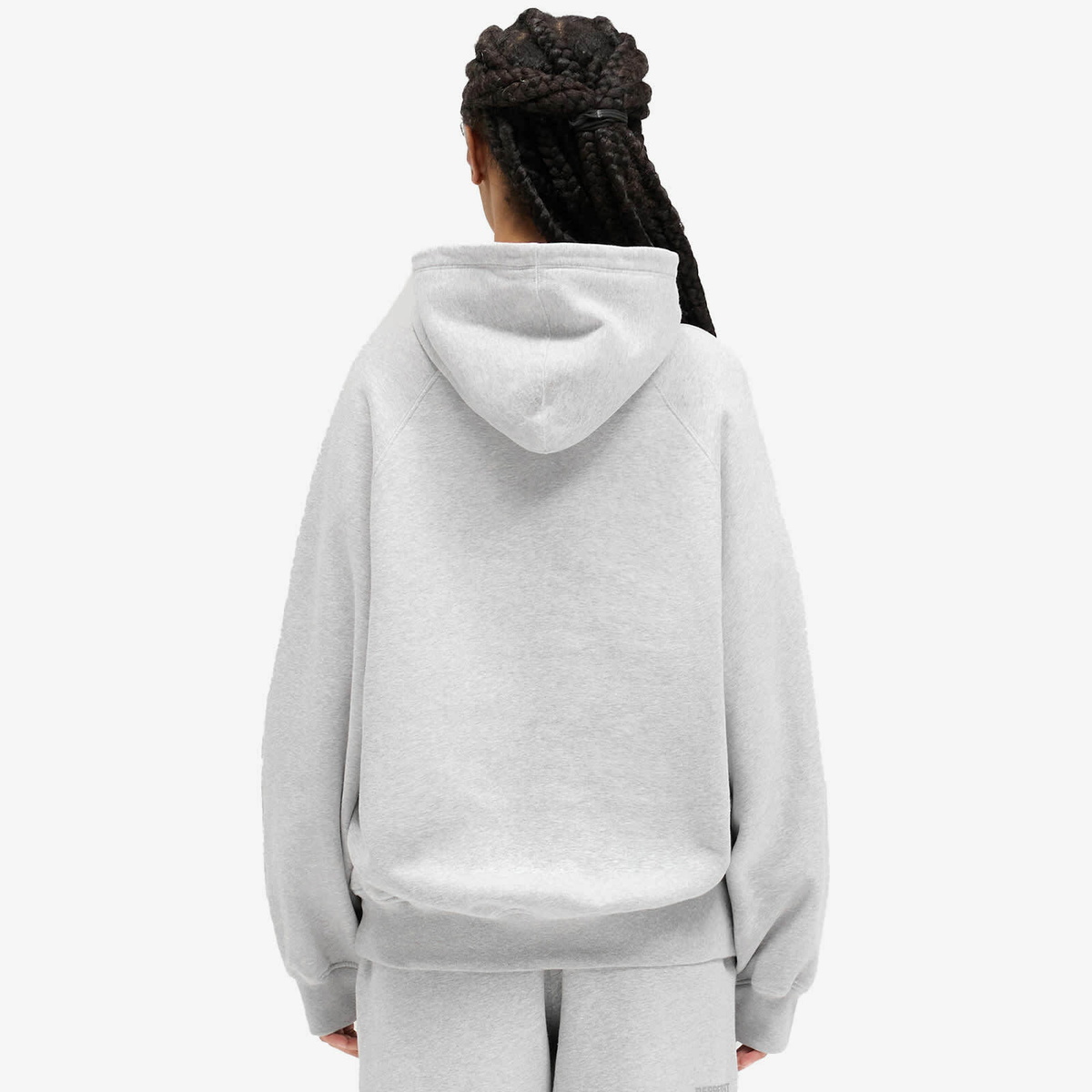 Represent Women's Boyfriend Hooded Sweatshirt in Grey Marl