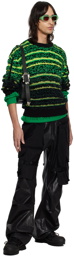 Andersson Bell Green & Black Borden Sweater