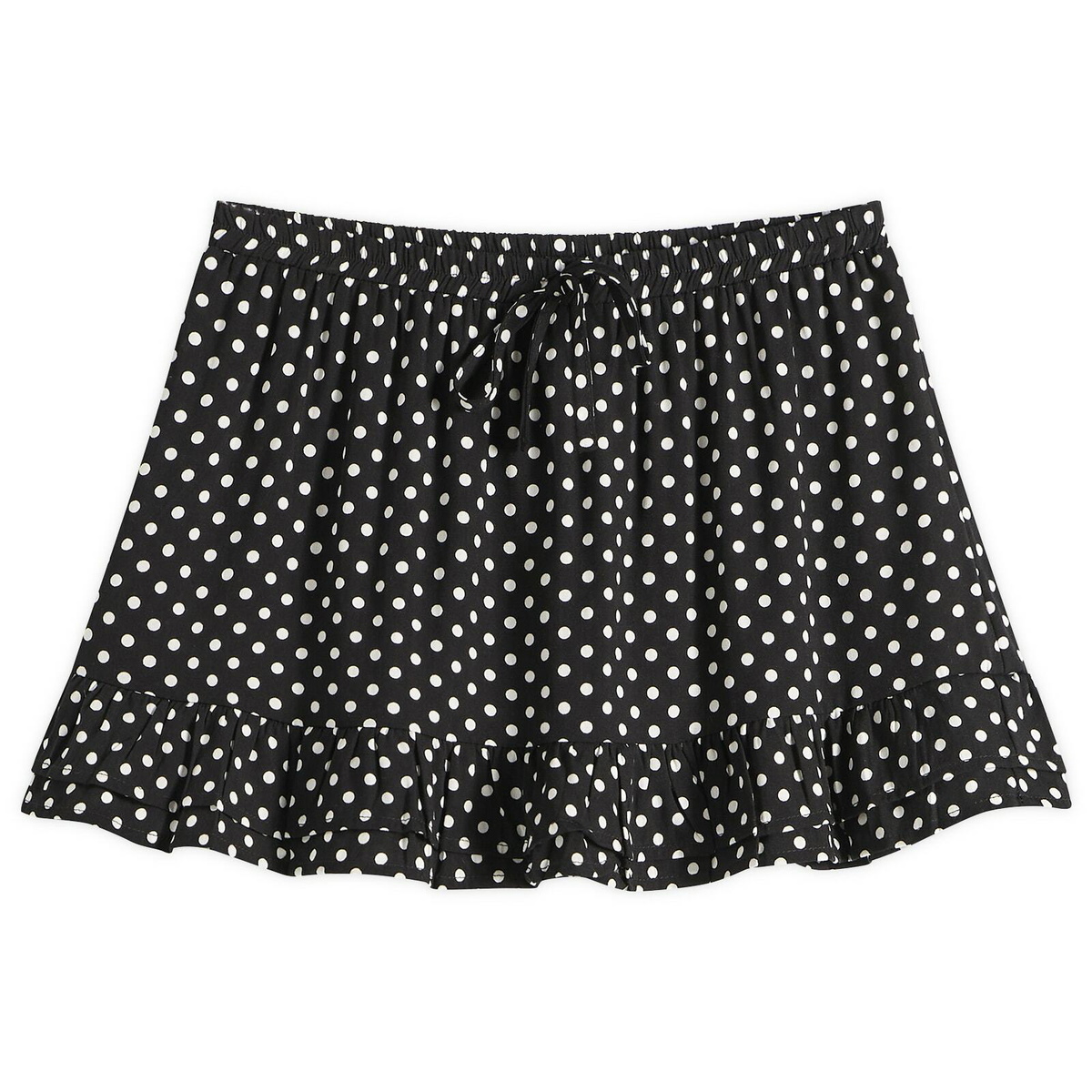 Many Many Clothes Women's The Spotty Mini Skirt in Black