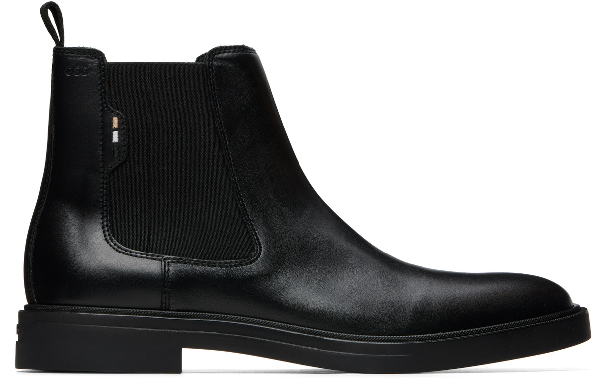 BOSS Black Signature Stitch Chelsea Boots