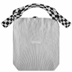 LASTFRAME Women's Ichimatsu Obi Tote - Medium in White/Black