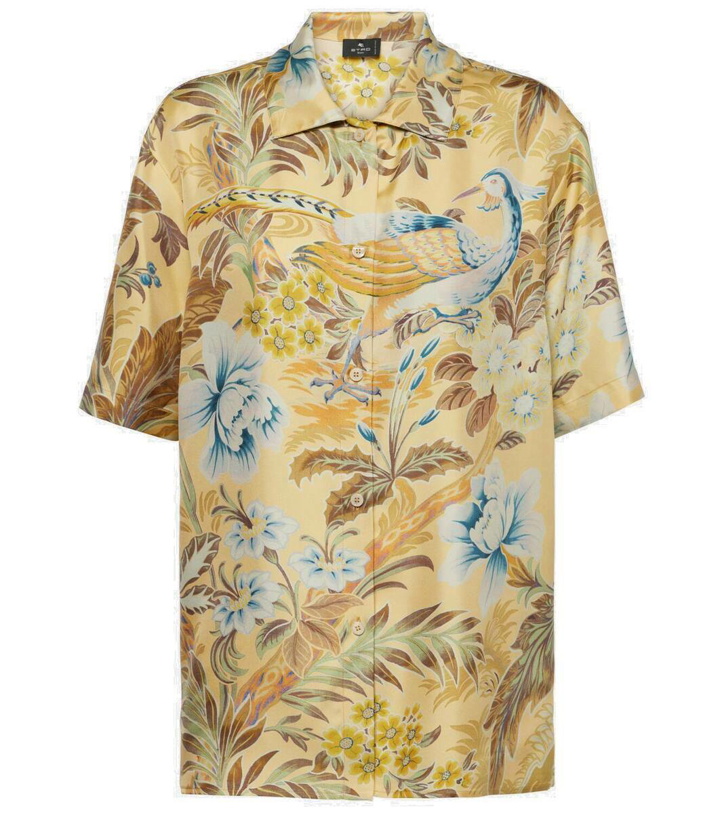 Photo: Etro Floral silk shirt