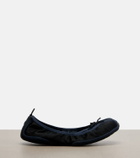 Balenciaga Ballet canvas ballet flats