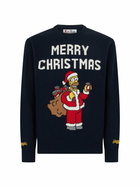 MC2 Saint Barth Man Crewneck Sweater With Homer Simpson Jacquard | The Simpsons Special Edition