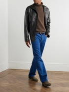 Stòffa - Slim-Fit Ribbed Cashmere Rollneck Sweater - Brown