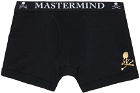 mastermind WORLD Three-Pack Black Boxers