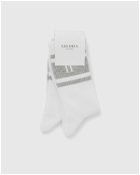 Les Deux William Stripe 2 Pack Socks Grey/White - Mens - Socks