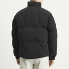 Goldwin Men's Dope Dyed Ripple Nylon Down Jacket in Deep Charcoal