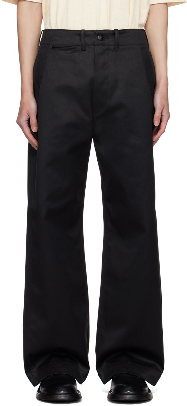 Taiga Takahashi Black Lot.209 Buckle-Backed Trousers Taiga Taiga Takahashi Black Lot.209 Buckle-Backed Trousers Taiga