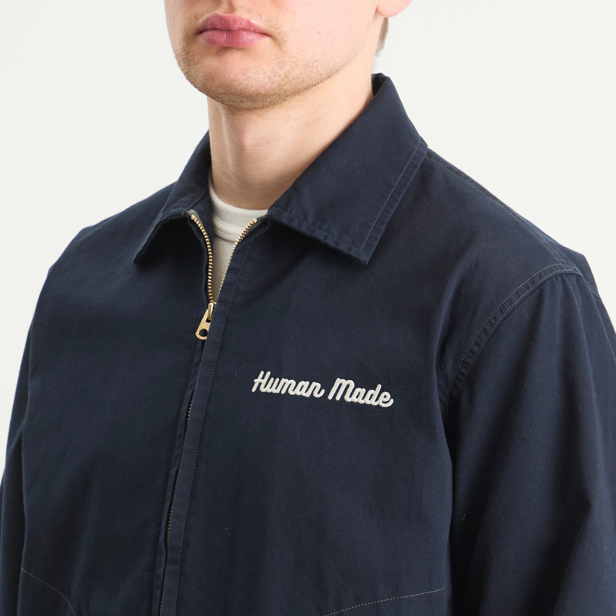 Human Made Men's Duck Work Jacket in Navy
