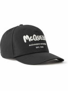 Alexander McQueen - Logo-Embroidered Shell Baseball Cap - Black