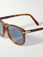 Persol - Steve McQueen D-Frame Folding Tortoiseshell Acetate Sunglasses