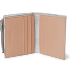 Maison Margiela - Distressed Suede Bifold Cardholder - Gray