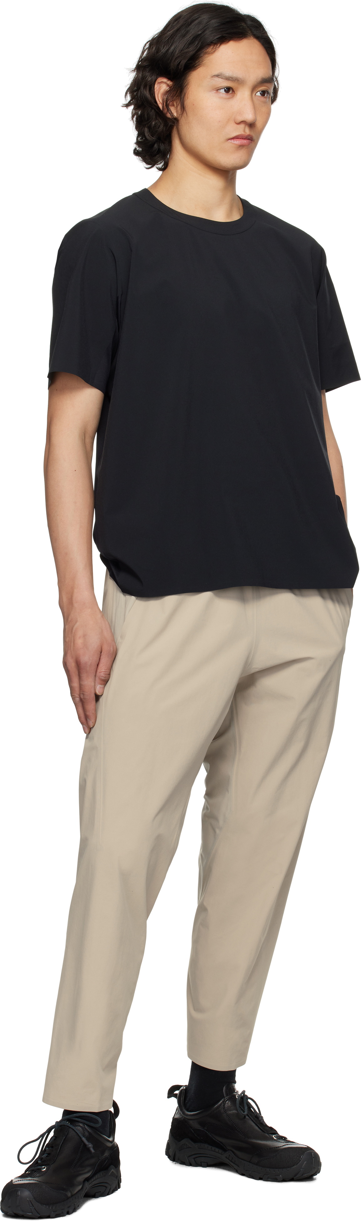 Veilance Black Dromos Tech T-shirt Arc'teryx Veilance
