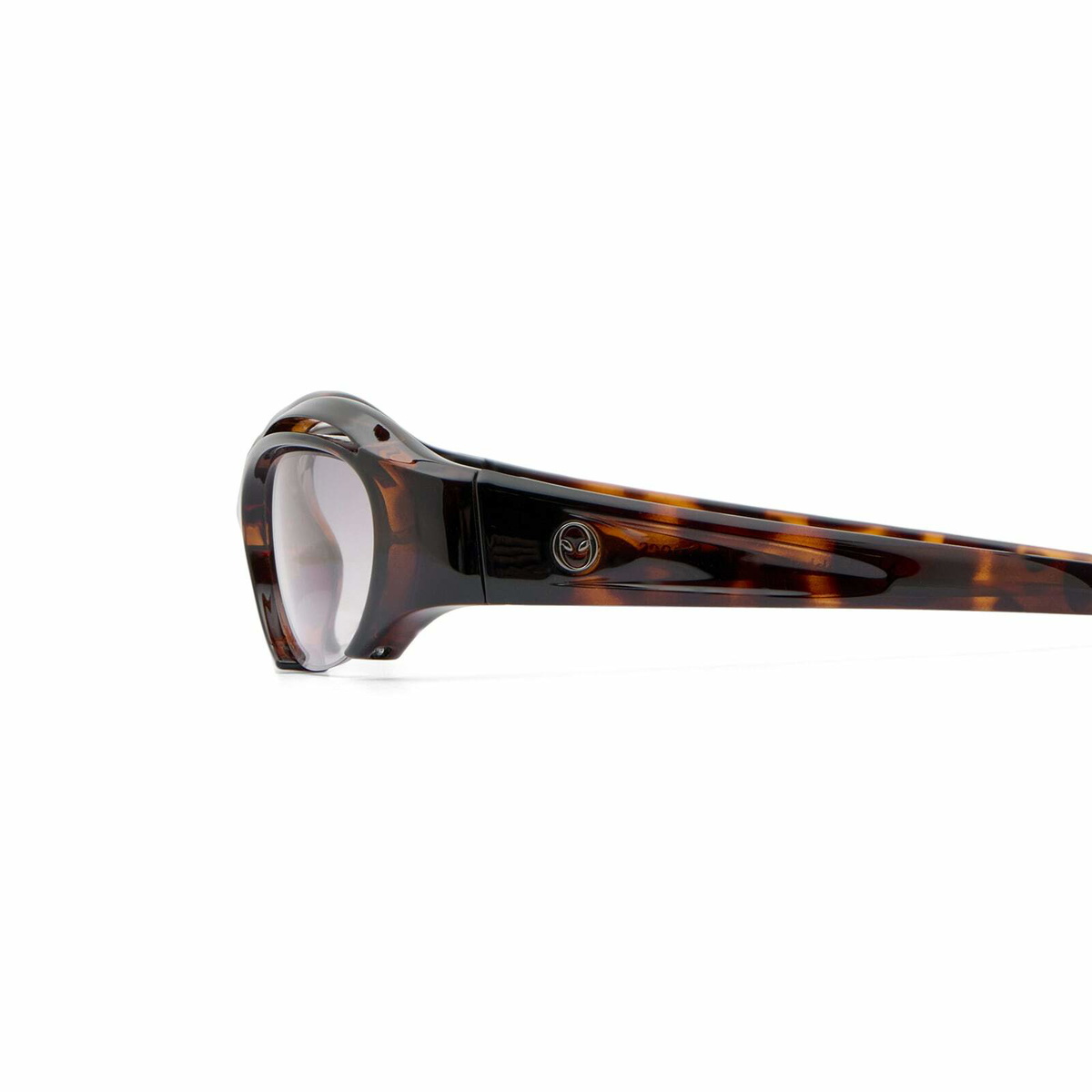 Le Specs x No Problemo Cyborg Sunglasses in Tortoiseshell/Light Smoke 