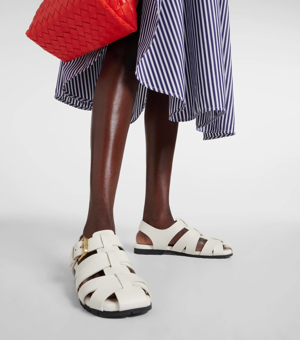 Bottega Veneta Alfie leather fisherman sandals Bottega Veneta