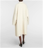 The Row Garth oversized cashmere and silk coat