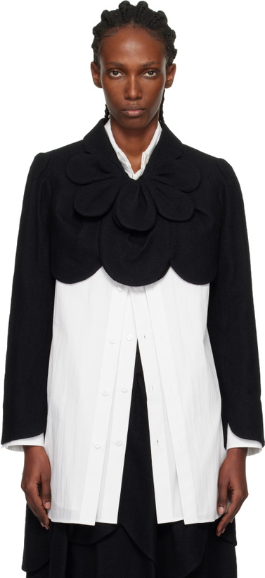 Photo: Noir Kei Ninomiya Black Flower Short Jacket