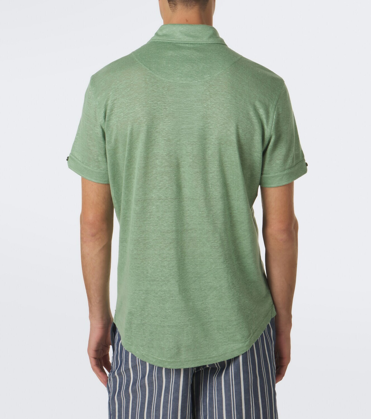 Orlebar Brown Sebastian linen jersey polo shirt