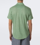 Orlebar Brown Sebastian linen jersey polo shirt