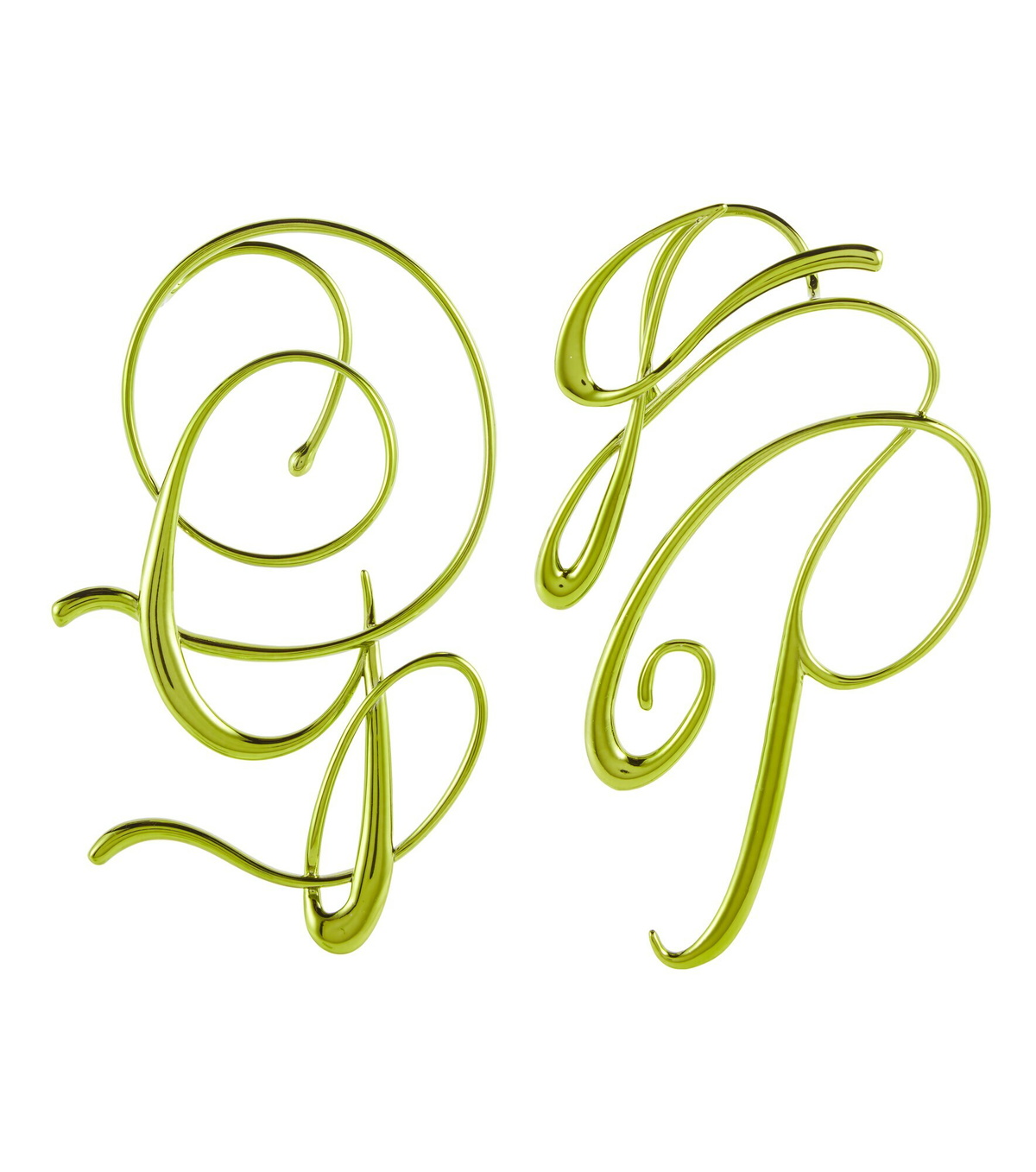 Jean Paul Gaultier - JPG Calligraphy earrings
