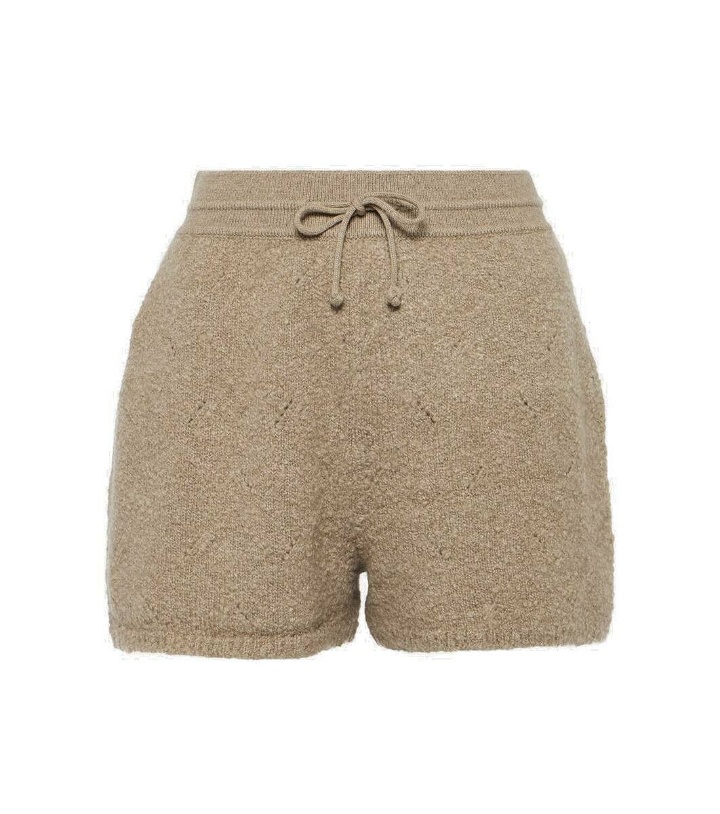 Photo: Loro Piana Drawstring cashmere shorts