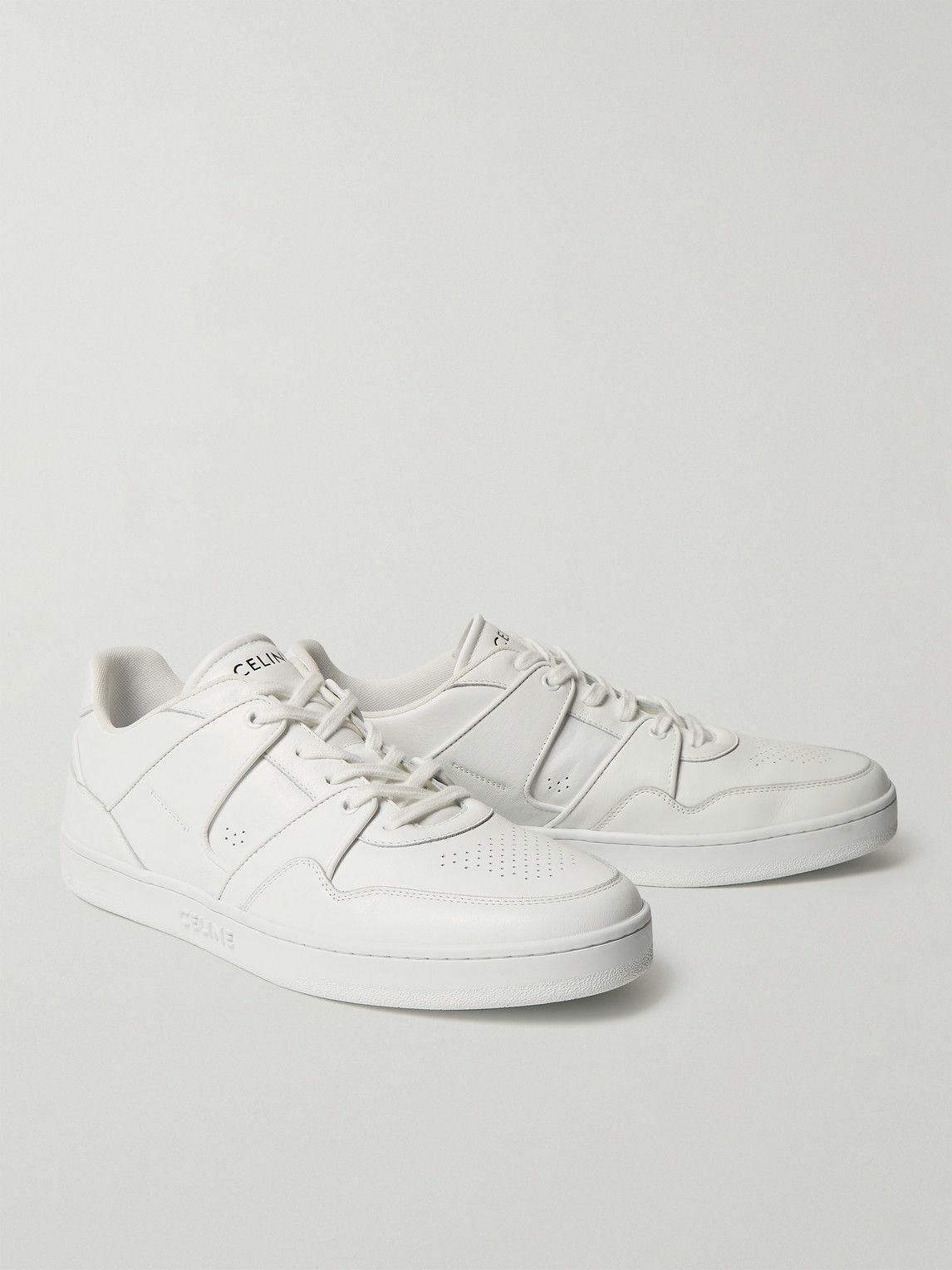CELINE - CT-04 Leather Sneakers - White Celine