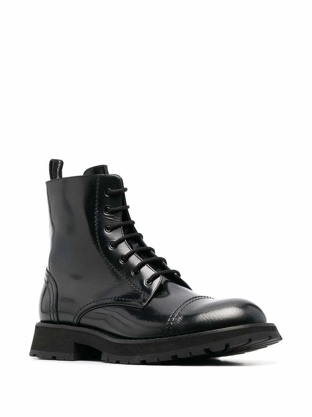 Photo: ALEXANDER MCQUEEN - Ankle Boot With Laces