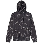 Fucking Awesome Men's Cursive Hoody in Black