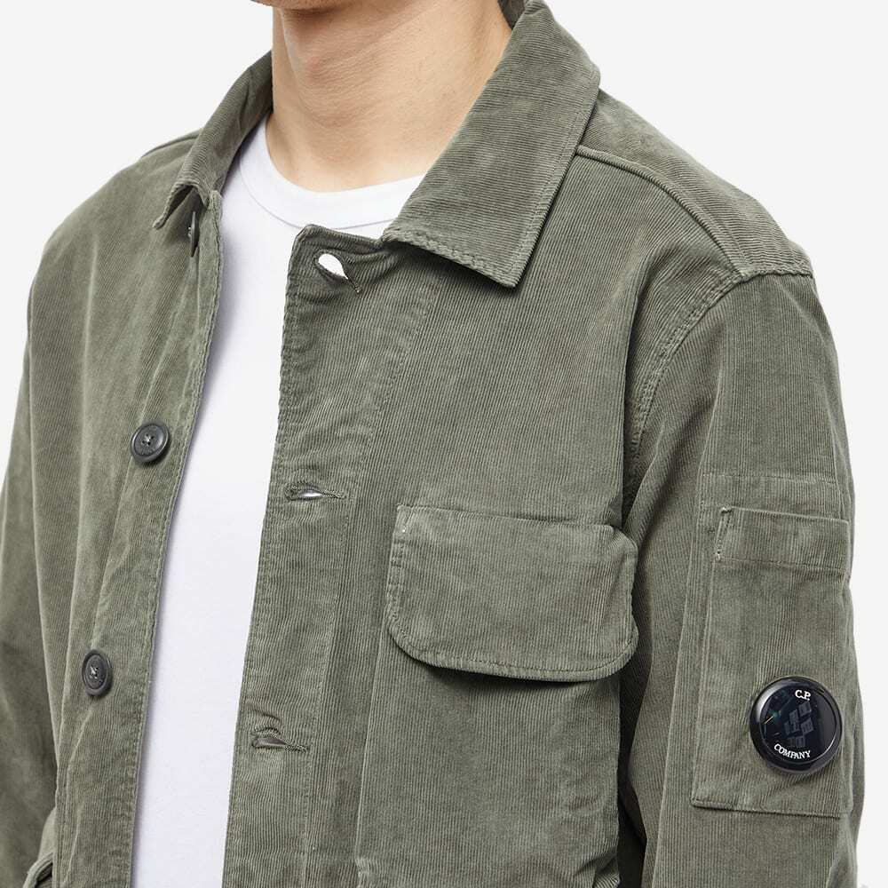 C.P. Company Men's Cord Chore Jacket in Thyme C.P. Company