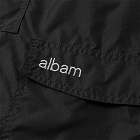 Albam Men's Squad Smock Pullover Sweat in Black