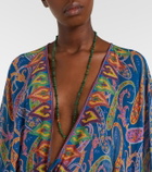 Etro Paisley beach cover-up