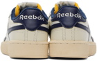 Reebok Classics Off-White & Navy Club C Revenge Vintage Sneakers