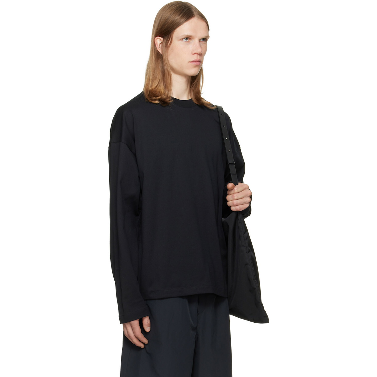 Jil Sander Black Cotton Crew-Neck T-shirt