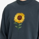 Foret Men's Sun Embroidered Sweatshirt in Navy