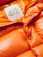 Moncler - Maya 70 Logo-Appliquéd Quilted Shell Hooded Down Jacket - Orange