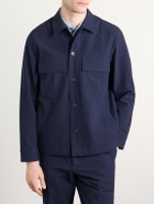 Paul Smith - Cotton-Blend Seersucker Overshirt - Blue