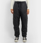 Isabel Marant - Black Gao Tapered Quilted Satin-Shell Trousers - Black