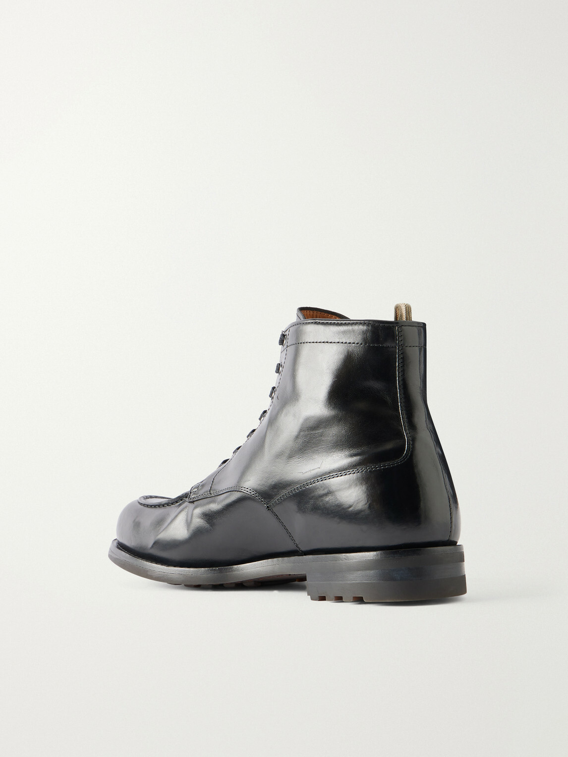 Officine Creative - Balata Flexi 002 Leather Boots - Black