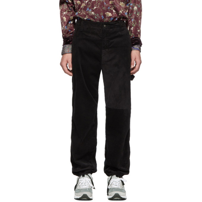 Photo: Engineered Garments Black Corduroy Painter Trousers