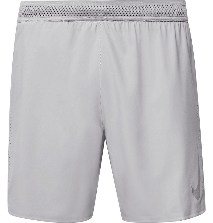 Photo: Nike Running - Aeroswift Slim-Fit Dri-FIT Shorts - Men - Gray