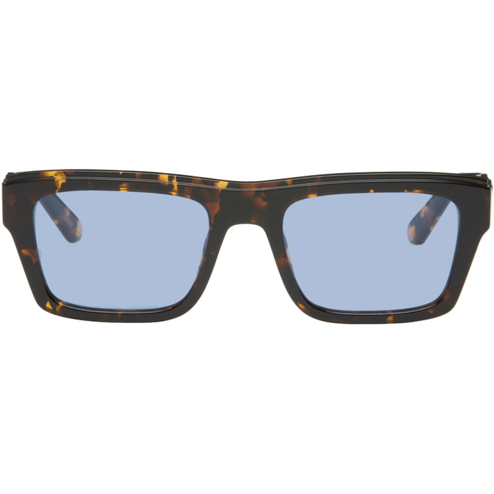 Photo: Off-White Brown Flint Sunglasses