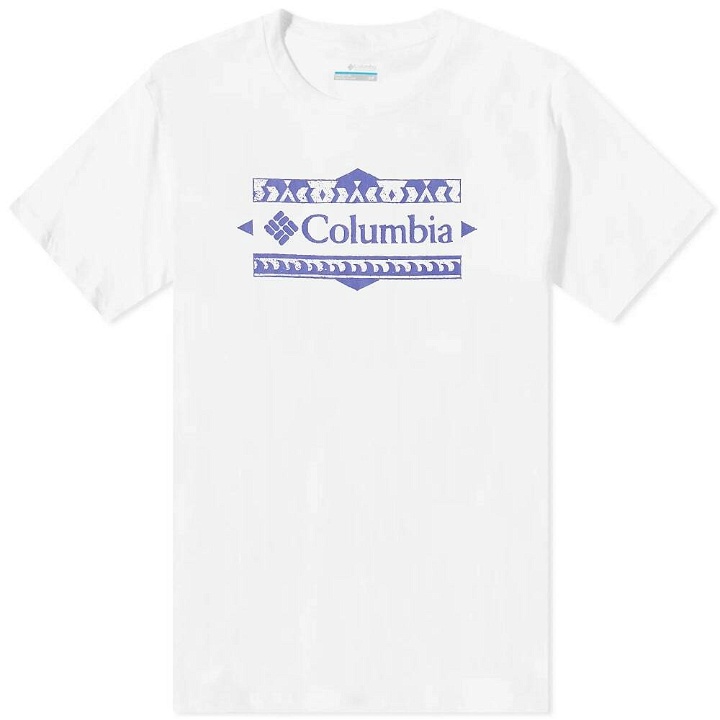 Photo: Columbia Men's Explorers Canyon™ Back Print T-Shirt in White