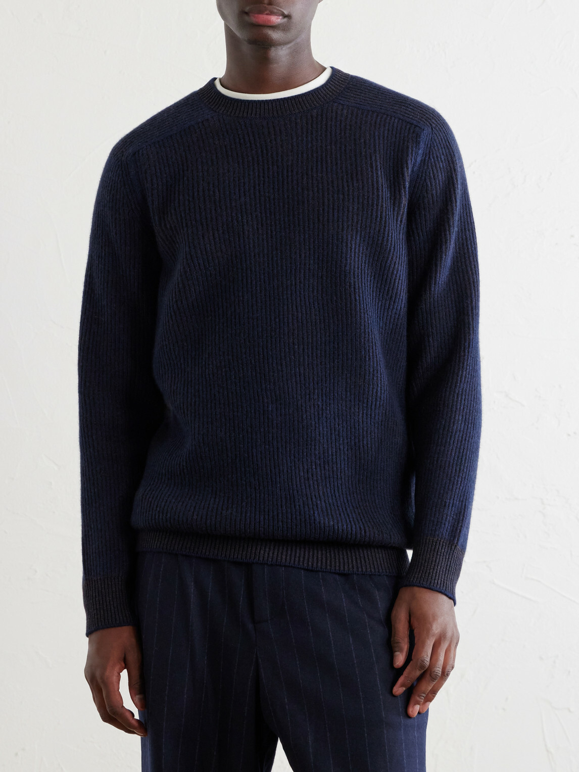 SEASE - Dinghy Cashmere Sweater - Blue